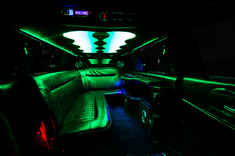 Town car limo interior