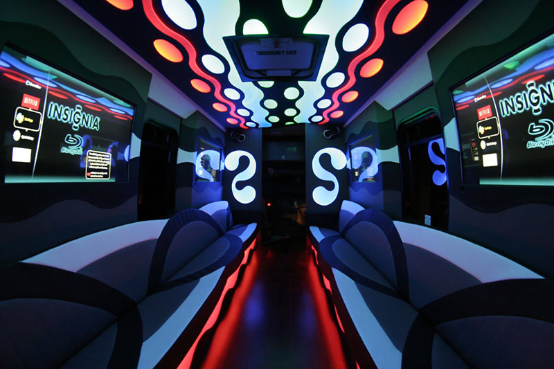 Luxurious party bus